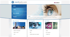 Desktop Screenshot of nordlasik.com